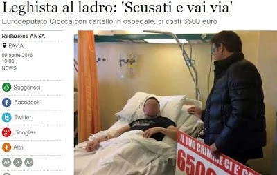 Ιταλός ευρωβουλευτής σε Αλβανό κλέφτη: Πληρώσαμε για σένα 6.500 ευρώ για νοσηλεία!